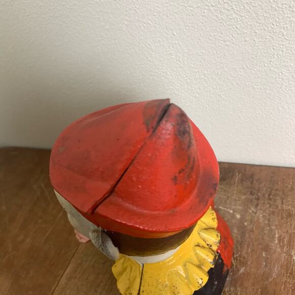 Vintage The Book Of Knowledge Humpty Dumpty Clown Cast Iron Mechanical Bank - Picture 6 of 8
